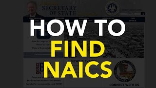 How to find NAICS number for my Business [upl. by Carpenter]