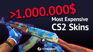 1000000 SKIN 5 MOST EXPENSIVE CS2 SKINS [upl. by Joliet593]