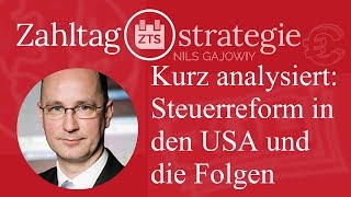 Kurz analysiert Steuerreform in den USA und die Folgen [upl. by Grover]