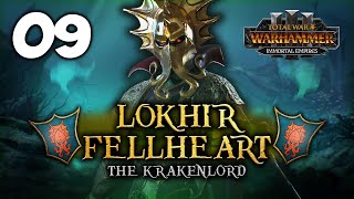 THE GOLD WIZARDS WAR Total War Warhammer 3  Lokhir Fellheart  Dark Elves IE Campaign 9 [upl. by Jehial666]