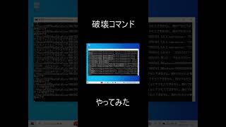 破壊コマンド実行してみた windows10 windows virtualbox コマンド command 破壊 [upl. by Avihs]