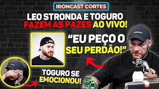 FIM DA TRETA TOGURO CAI NO CHORO E PEDE DESCULPAS PARA LEO STRONDA AO VIVO – IRONCAST CORTES [upl. by Tselec]