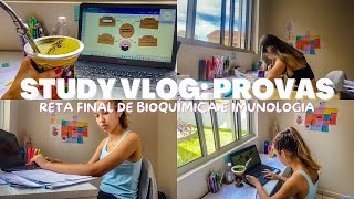 STUDY VLOG  reta final de semana de provas com bioquímica e imunologia Enfermagem 🧠👩🏼‍⚕️ [upl. by Johnny]