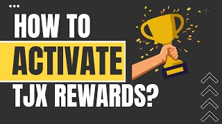 activatetjxrewardscom How to Activate Card Online ⏬👇 [upl. by Elyssa]