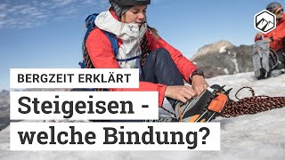 Steigeisen Welche Bindung brauchst du  Bergzeit [upl. by Artema]