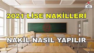 Lise nakil işlemleri  9Sınıf 10Sınıf Nakil işlemi nasıl yapılır [upl. by Clevey]