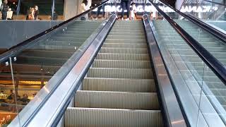 KONE TravelMaster 110 Escalators with HANDRAIL UV STERILIZATION at Ashta District8 Jakarta [upl. by Llennor]