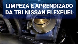 Limpeza e Aprendizado da TBI corpo de borboleta NISSAN TIIDA  MR18DE [upl. by Tallbott738]