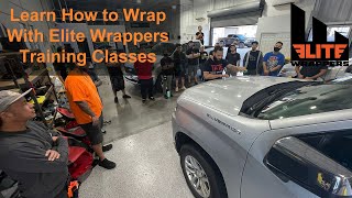 Learn How To Wrap Cars with Elite Wrappers Training Classes [upl. by Ahsilla]