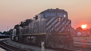 BCOL 4653 LEADS CN A434 works Brantford with lots of action from 4653 [upl. by Callista]