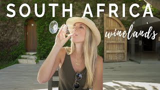 INCREDIBLE EXPERIENCE IN SOUTH AFRICAN WINELANDS  Franschhoek Stellenbosch  Garden Route part 2 [upl. by Idleman]