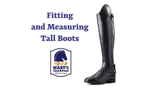 Tips On Fitting And Measuring Tall Boots [upl. by Asiral]