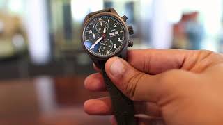 IWC Pilot Bronze Chronograph Spitfire IW387902 review  after 6 months [upl. by Koller]