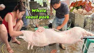 For the first time see the process of a master roasting the most delicious whole pig in the north [upl. by Atihcnoc264]