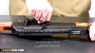 How to attach and adjust the mount for AK  Airsoft Manuals [upl. by Oile]