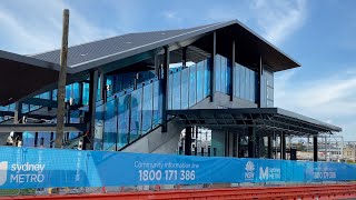 Sydney Metro  Sydenham Station Marrickville Dive Site amp Trains Facility South Update  May 2021 [upl. by Hepza432]