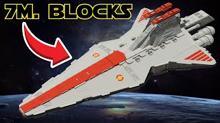 I Built a GIANT Star Wars BATTLESHIP in Minecraft [upl. by Herzig]