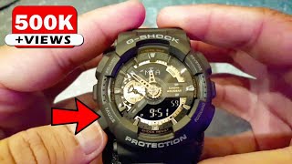 How to set the Date amp Time on Casio Gshock 5146 5425 Analog and Digital  GA110 [upl. by Jessi]