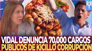 CORRUPCIÓN  Vidal DENUNCIA 70000 CARGOS PUBLICOS de KICILLOF [upl. by Rocker]