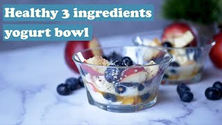 Start your day with this fruit amp honey yogurt bowl  Healthy Breakfast Parfaits [upl. by Podvin]