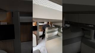 Clever Motorhome Cupboard For Drop Down Bed shorts [upl. by Gnen719]