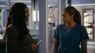 Maggie Smiles at Dr Loren Johnson amp Nurse Trisha Wants Him on Chicago Med 9x09 Apr 3 2024 [upl. by Vashtee]