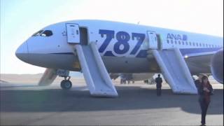 Boeing dreamliner plane evacuated after emergency landing [upl. by Azitram]