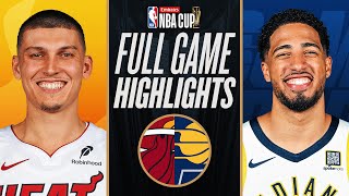 HEAT at PACERS  EMIRATES NBA CUP 🏆  FULL GAME HIGHLIGHTS  November 15 2024 [upl. by Esirahc]