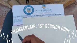 Chamberlain 1st session done  Nursing Student [upl. by Aihseit]