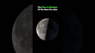 Libration And Lunar Phases For 2024 moon moonphases [upl. by Kos]