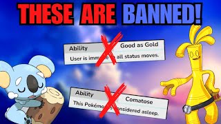 Explaining Every BANNED Ability In Competitive Pokémon Gen 9 Almost Any Ability [upl. by Roswald]