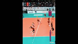 Insane Point From Naz Akyol volleyball [upl. by Young617]