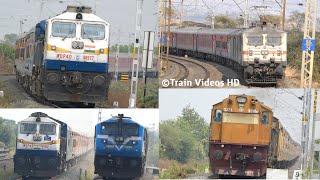 High Speed Electric amp Diesel TRAINS  Kamayani amp Saket SF Express  Train Videos Indian Railways [upl. by Winslow]