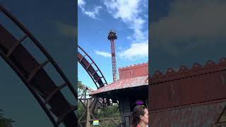 Detonator at Thorpe Park Resort thorpeparkresort droptower extreme cool scary sigma [upl. by Hasile]