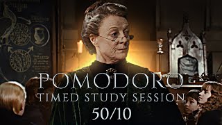 Mcgonagalls Study Session📚POMODORO 5010 Transfiguration Classroom✨Focus Relax amp Study at Hogwarts [upl. by Heyes]