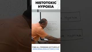 Histotoxic hypoxia drnajeeb drnajeeblectures shortvideo [upl. by Kone]