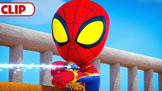 Spin and Ghost Spider Turn Invisible 👀  Marvels Spidey and his Amazing Friends  disneyjr [upl. by Flight]