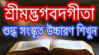 শ্রীমদ্ভগবদগীতা।। শুদ্ধ সংস্কৃত উচ্চারণ।। ১ম অধ্যায়।। শ্লোক ৩৬৩৭।। Gita tutorial।। Class93 [upl. by Dempsey]