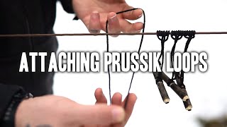 ATTACHING PRUSSIK LOOPS TO YOUR RIDGELINE [upl. by Seamus]