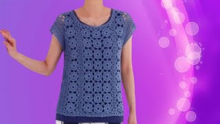 3 ROWS CROCHET MOTIF HOW TO STITCH THEM TOGETHER AND FINISHING [upl. by Carlstrom687]