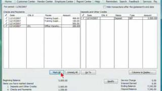 QuickBooks Tip Reconciling Accounts [upl. by Corb]