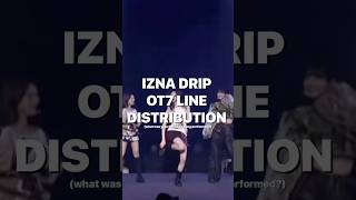 izna Drip ot7 Line Distribution kpop blackpink iland2 izna dance kpopmusic music viralvideo [upl. by Litsyrk]