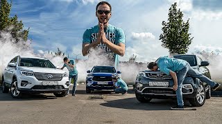 Лучшие КИТАЙСКИЕ кроссоверы Haval F7 vs Geely Atlas vs Changan CS75 FL [upl. by Estella]