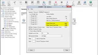 Sage 300  How to Create a New Year formerly Accpac [upl. by Luiza812]