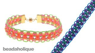 How to Make a Knotting Cord Macrame Bracelet [upl. by Masera]