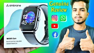 AMBRANE WISE EON SMART WATCH FULL REVIEW  जानिए इस स्मार्ट वॉच की सभी खूबियां। By RiM💥 [upl. by Adnyleb]