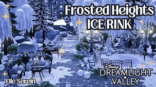 Frosted Heights Ice Rink ❄⛸ Speed Build in Disney Dreamlight Valley [upl. by Neelahs536]