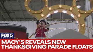 Macys reveals new Thanksgiving parade floats [upl. by Boyce]