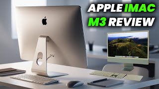 Apple iMac M3 review IS THIS Apple iMac M3 Desktop for YOU [upl. by Adnirod]