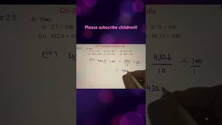 ➗How To Divide The Decimal Number Easy Steprimikasdiarymathstricksshortsshortsviralshortsfeed [upl. by Nelloc988]